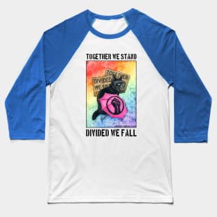 Divided We Fall Baseball T-Shirt